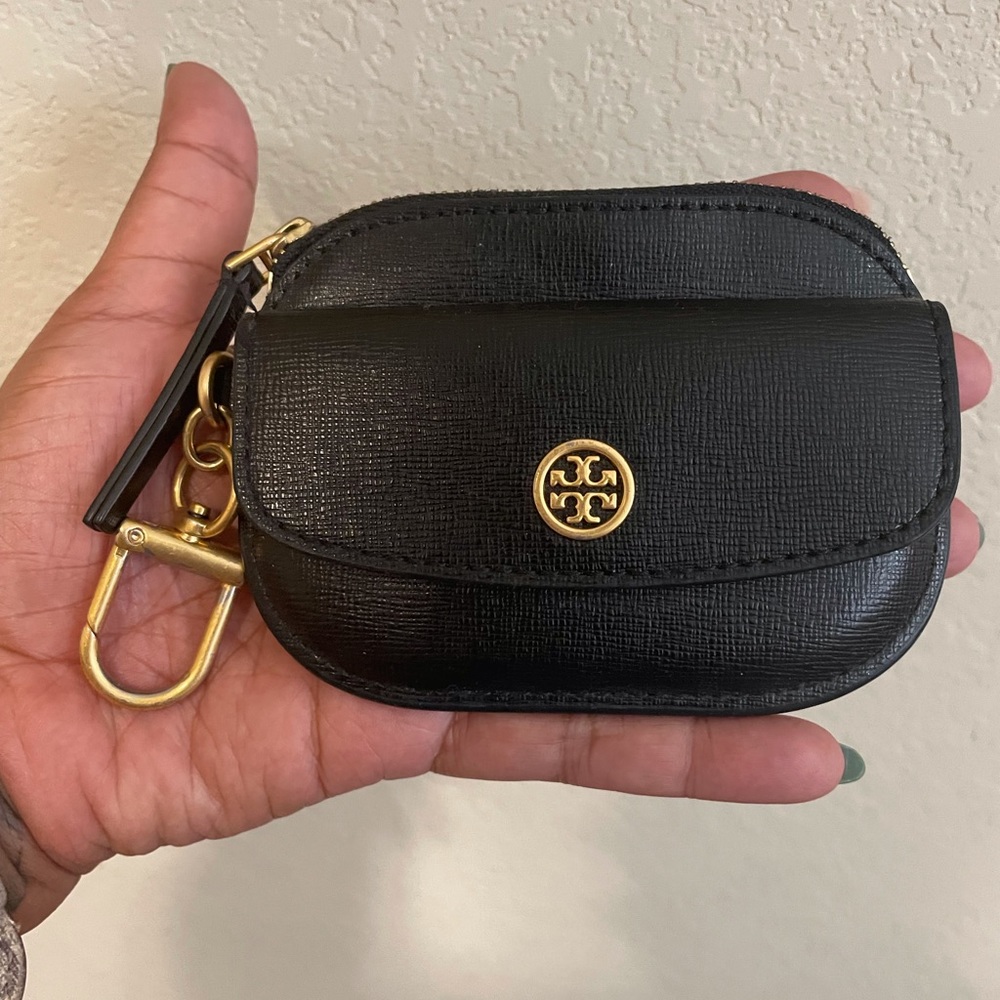 Tory Burch Keychain mini wallet coin purse